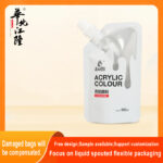 Pigment spout stand-up pouch