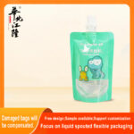 Pigment spout stand-up pouch